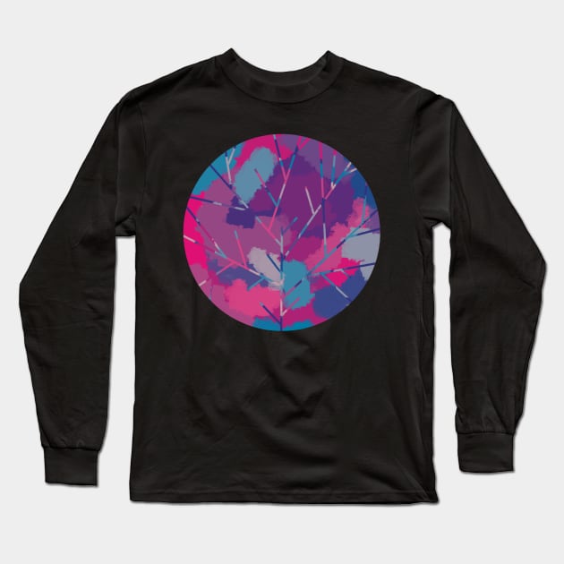 Color Splash Tree / Nature Long Sleeve T-Shirt by nathalieaynie